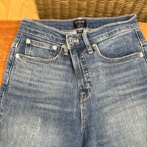 JCrew high rise slim wide leg jeans 26